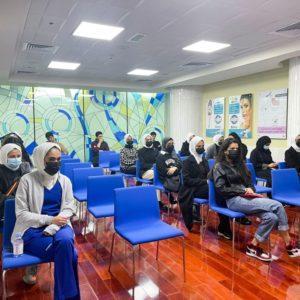 Kuwait University medicine students visit to Quttainah Medical Center for a tour at the medical museum and watching a live plastic surgery with Dr. Adel Quttainah