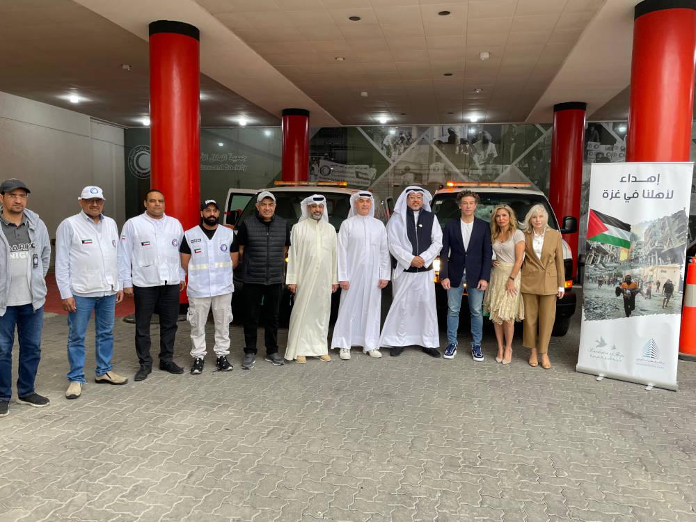 QMC in collaboration with Foundation of Hope donates 2 fully equipped ambulances to Ghazza